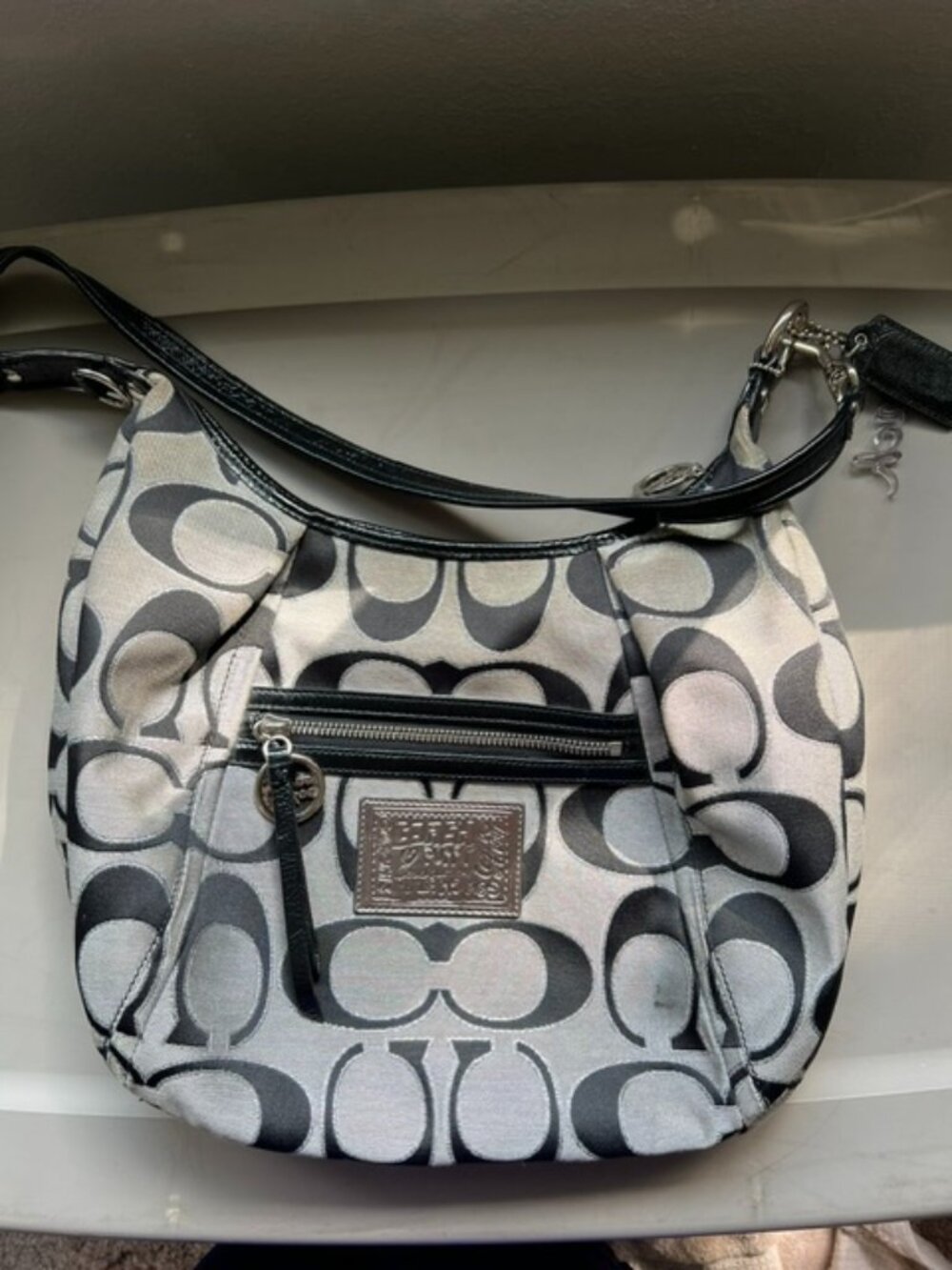 The Coach Poppy Signature Hobo Bag (Style 16376)